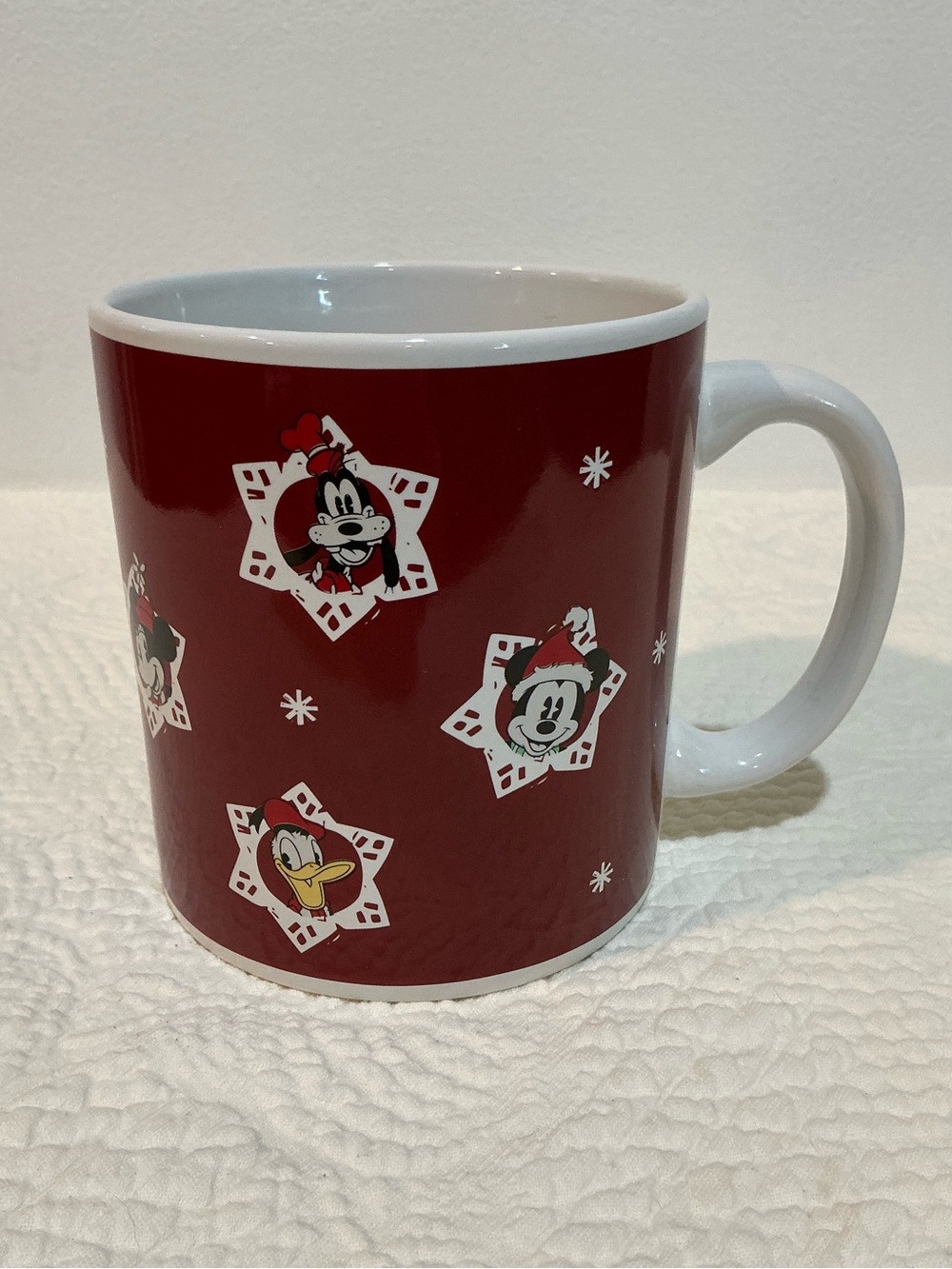 💙 Disney Mickey & Friends Christmas Coffee Mug 24 oz. Zrike Brands
